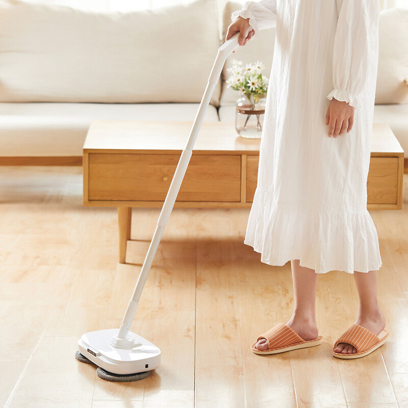 日本tomoni家用无线电动拖把手持自动拖地机擦地神器可喷水非蒸汽