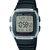卡西欧（CASIO）男士电子手表简洁大方W-96H-1A